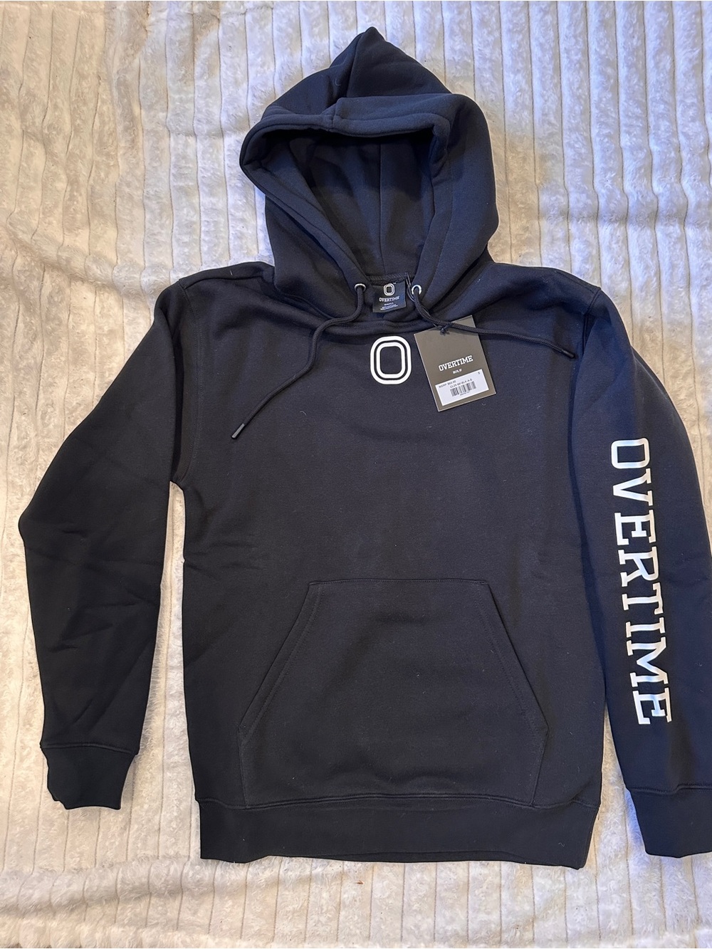 Overtime Black Hoodie Adult Small New With Tags - OT Classic Hoodie